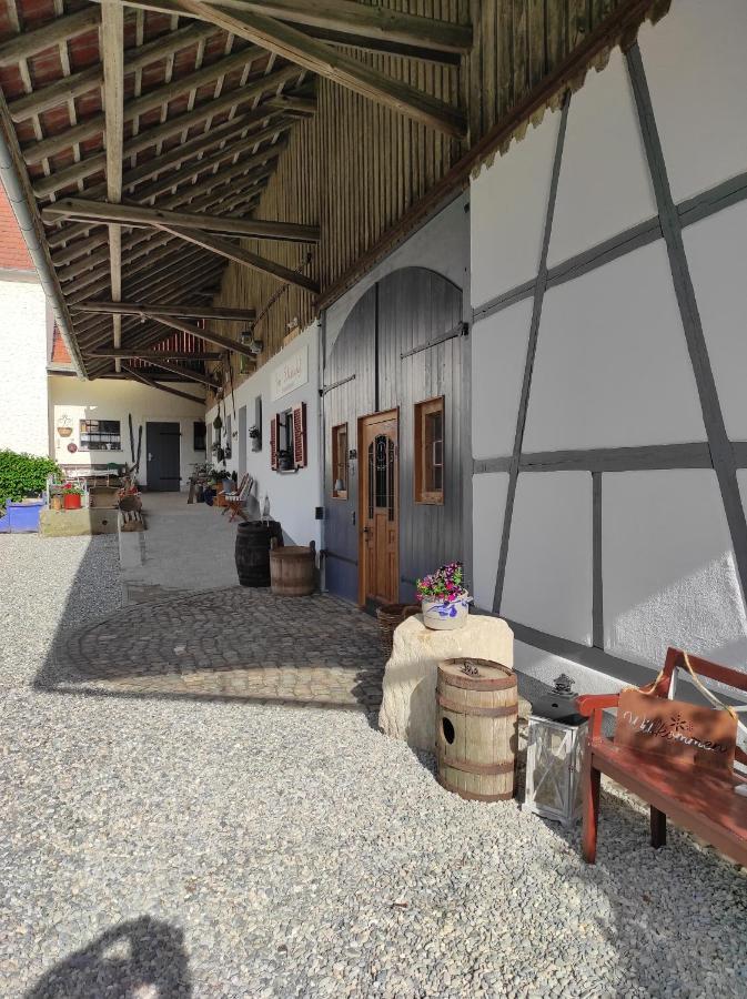 Zum Scheunenhof - Bauernhaus Ichenhausen Buitenkant foto